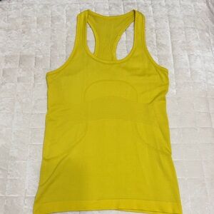 Yellow Women's Racerback Tank Top